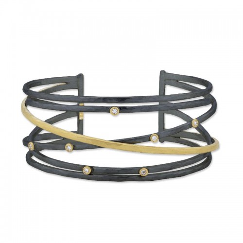 Lika Behar 25Mm Stockholm Crosswire Open Cuff Bracelet