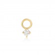 Gold Sparkle Earring Charm