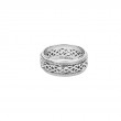 White Love Knot Twisted Wire Ederline Ring