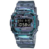 G-Shock Digital Resin Black Skeleton Watch, 200m WR