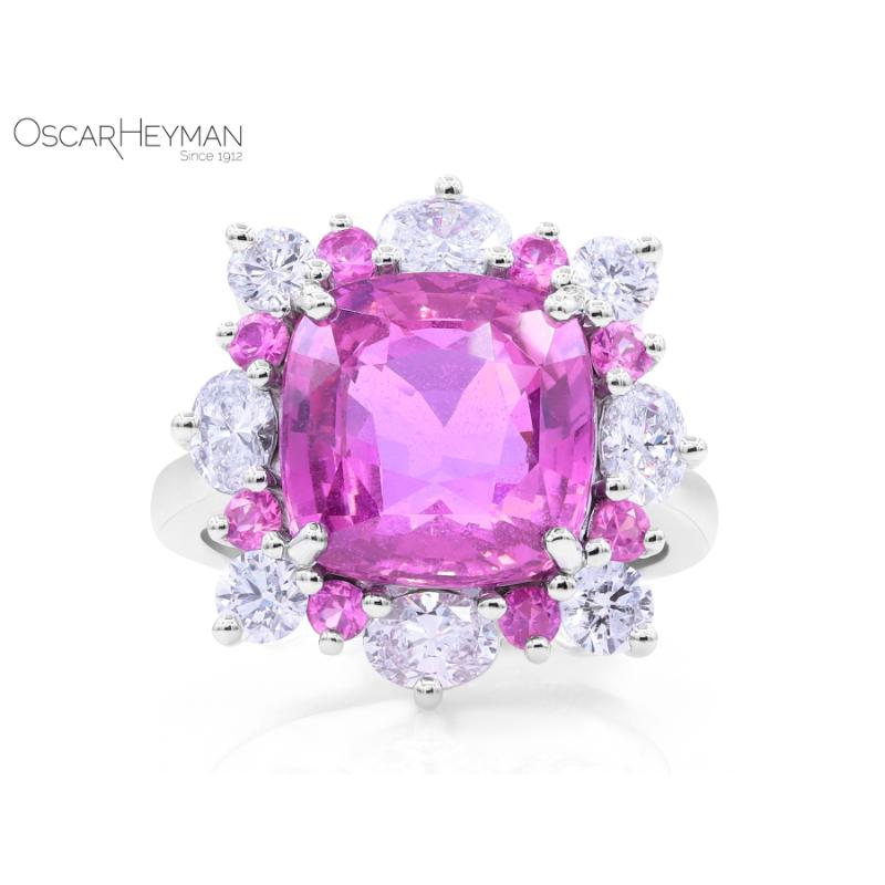 8.03ct Pink Sapphire Ring