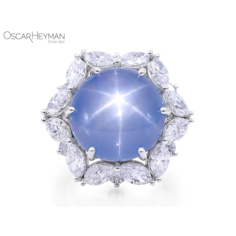 20.29ct Star Sapphire Ring