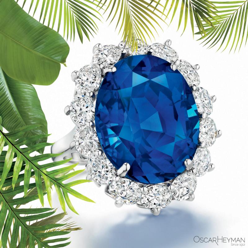 10.72ct Tanzanite Entourage Ring