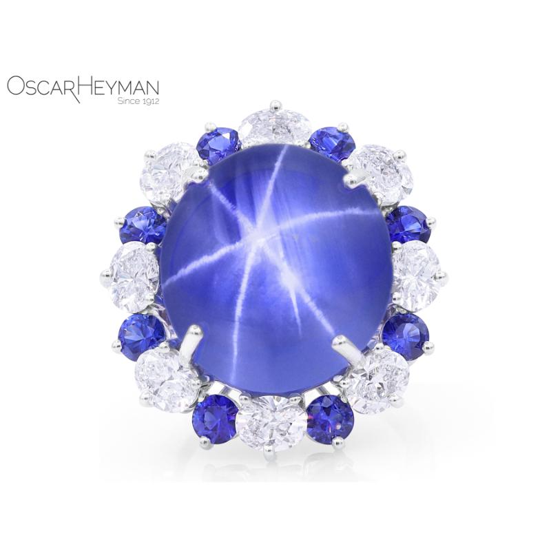32.31ct Star Sapphire Ring