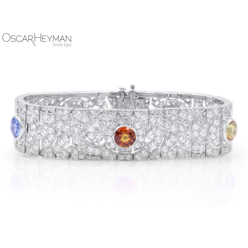 Multi-Color Gemstone Bracelet