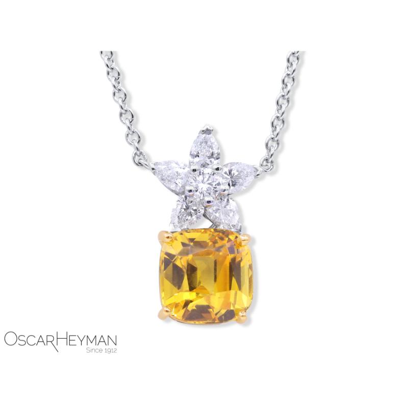 5.18ct Yellow Sapphire Pendant