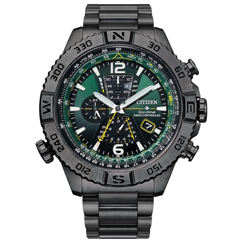 Citizen Promaster Eco Men's Watch, Stainless Steel Green Dial