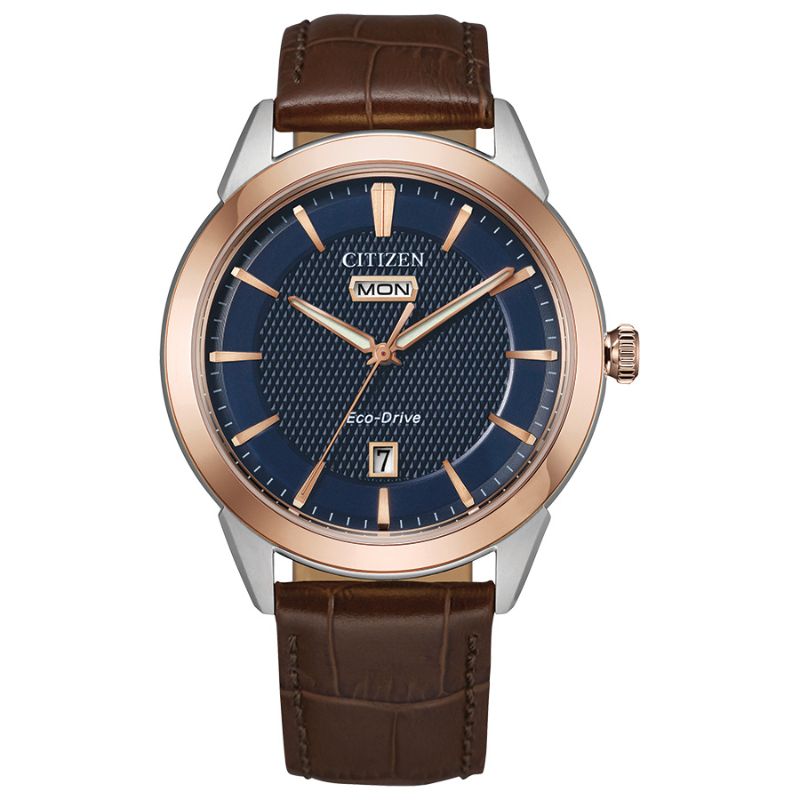 Citizen Dress/Classic Eco Men's Watch, Stainless Steel Navy Dial