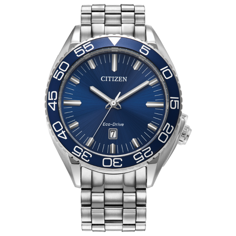 Citizen Sport Luxury Men's Watch, Stainless Steel Blue Dial