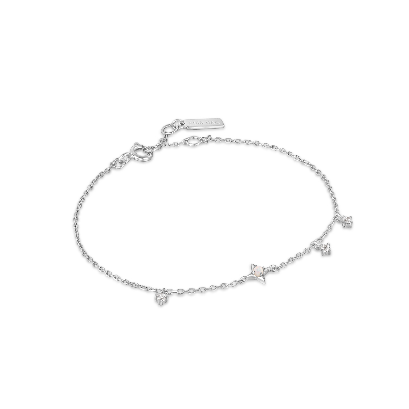 SILVER STAR KYOTO OPAL BRACELET