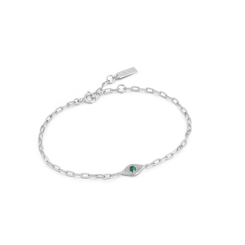 Malachite Evil Eye Bracelet