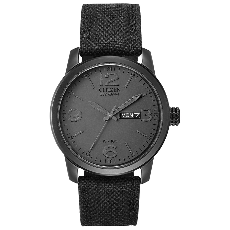 Citizen Weekender Men's Watch, Stainless Steel Black Dial