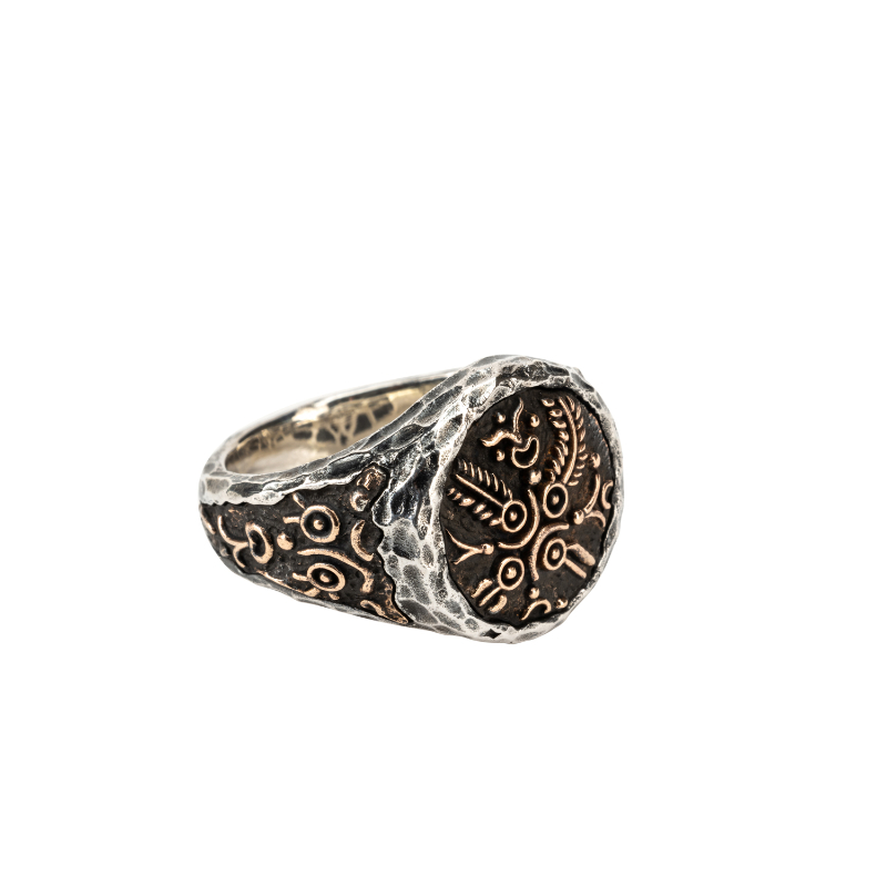 Sterling Silver Oxidized Bronze Ring
