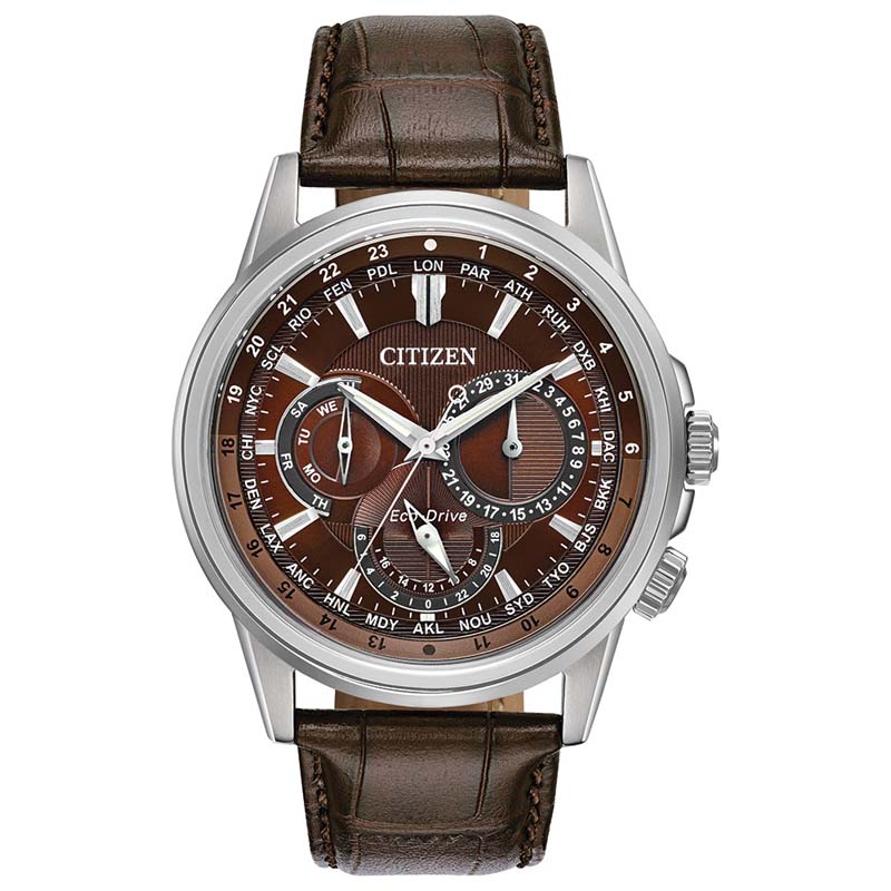 Citizen Dress/Classic Eco Men's Watch, Stainless Steel Brown Dial