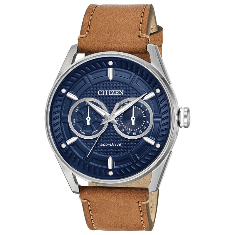 Citizen Weekender Men's Watch, Stainless Steel Blue Dial