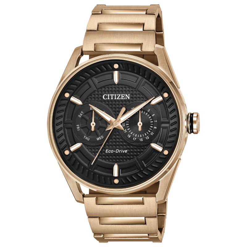 Citizen Weekender Men's Watch, Stainless Steel Black Dial