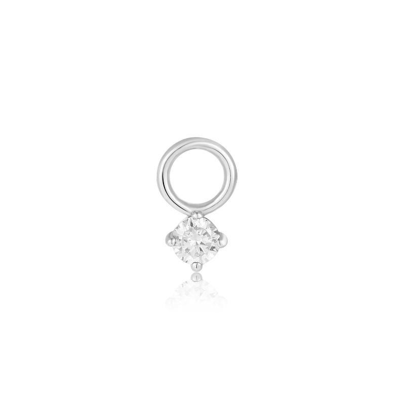 Silver Sparkle Earring Charm