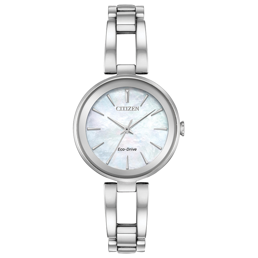 Citizen Modern Eco Women's Watch, Stainless Steel White Dial