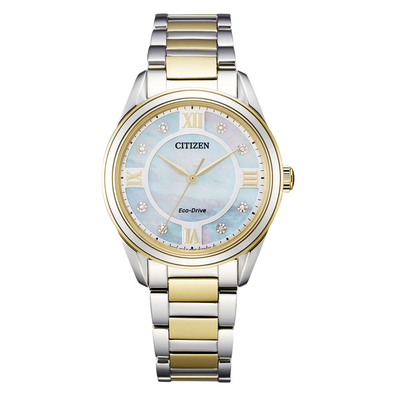 Citizen Dress/Classic Eco Women's Watch, Stainless Steel White Dial