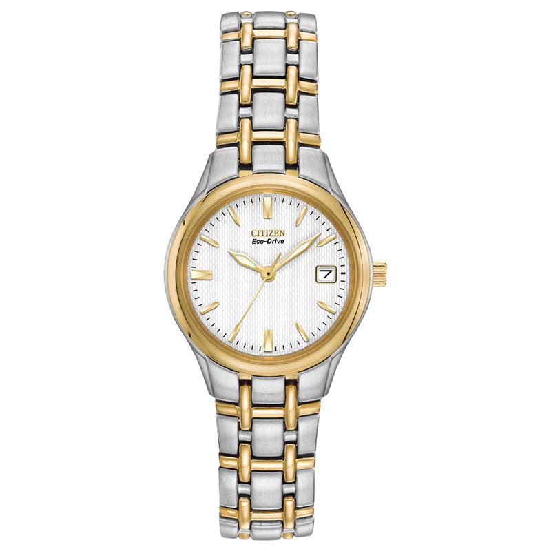 Citizen Dress/Classic Eco Women's Watch, Stainless Steel White Dial