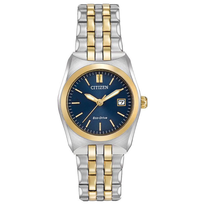 Citizen Dress/Classic Eco Women's Watch, Stainless Steel Blue Dial