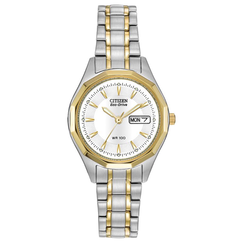 Citizen Dress/Classic Eco Women's Watch, Stainless Steel White Dial