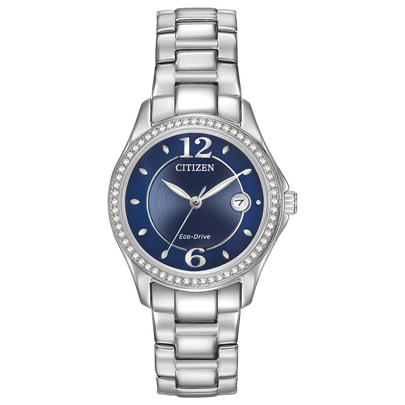 Citizen Dress/Classic Eco Women's Watch, Stainless Steel Blue Dial