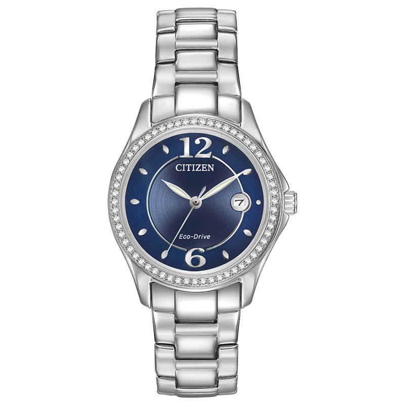 Citizen Dress/Classic Eco Women's Watch, Stainless Steel Blue Dial