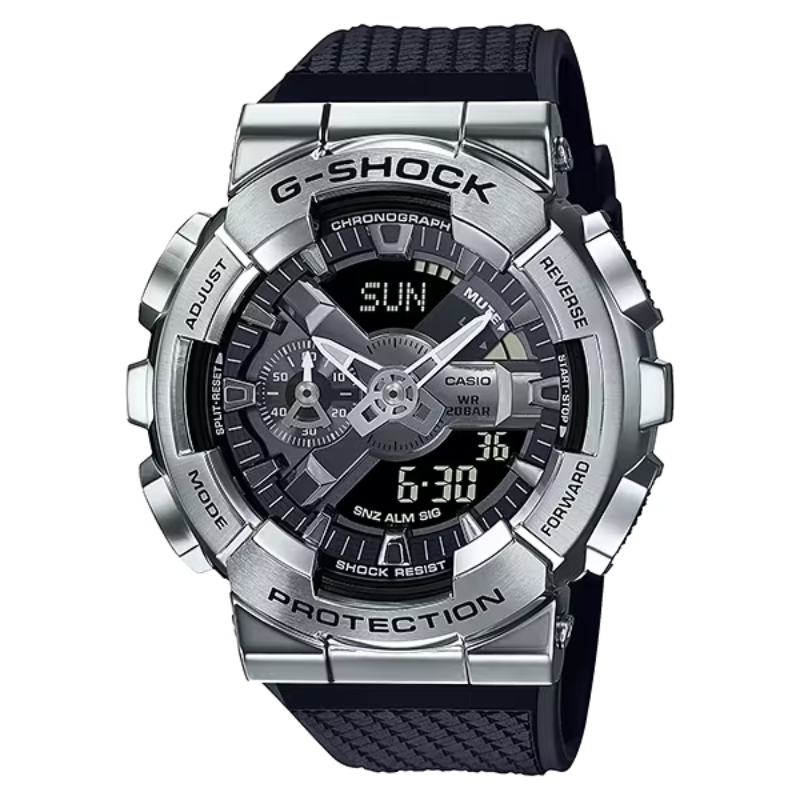 G-Shock AD Resin Silver X Black