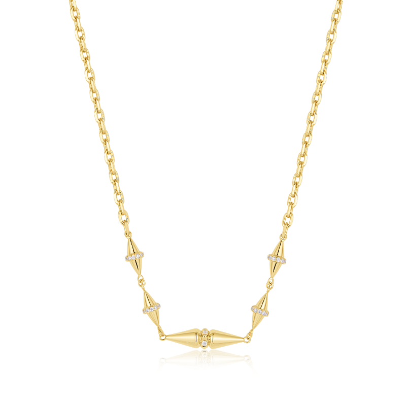 Gold Geometric Chain Necklace