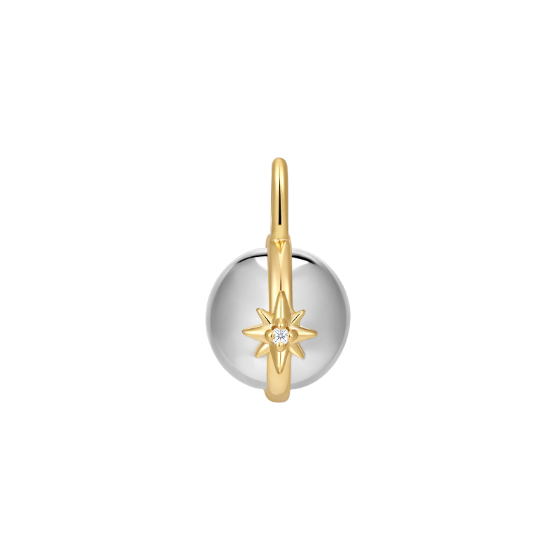 Two Tone Celestial Sphere Charm