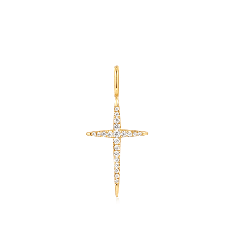 Gold Cross Charm