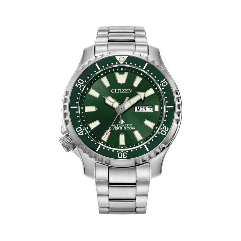 Citizen Promaster Auto Men's Watch, Stainless Steel Green Dial