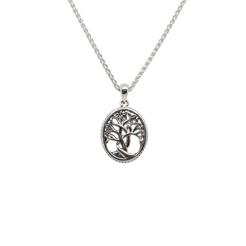 Sterling Silver Tree of Life Pendant Petite