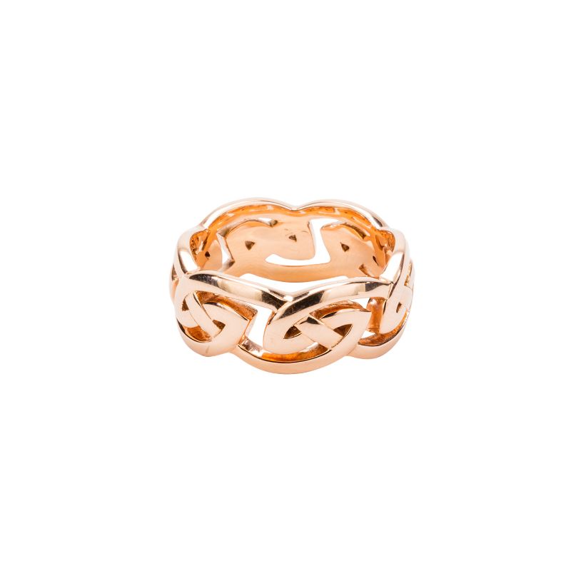 Rose Eternity Knot Gowan Ring X-Wide