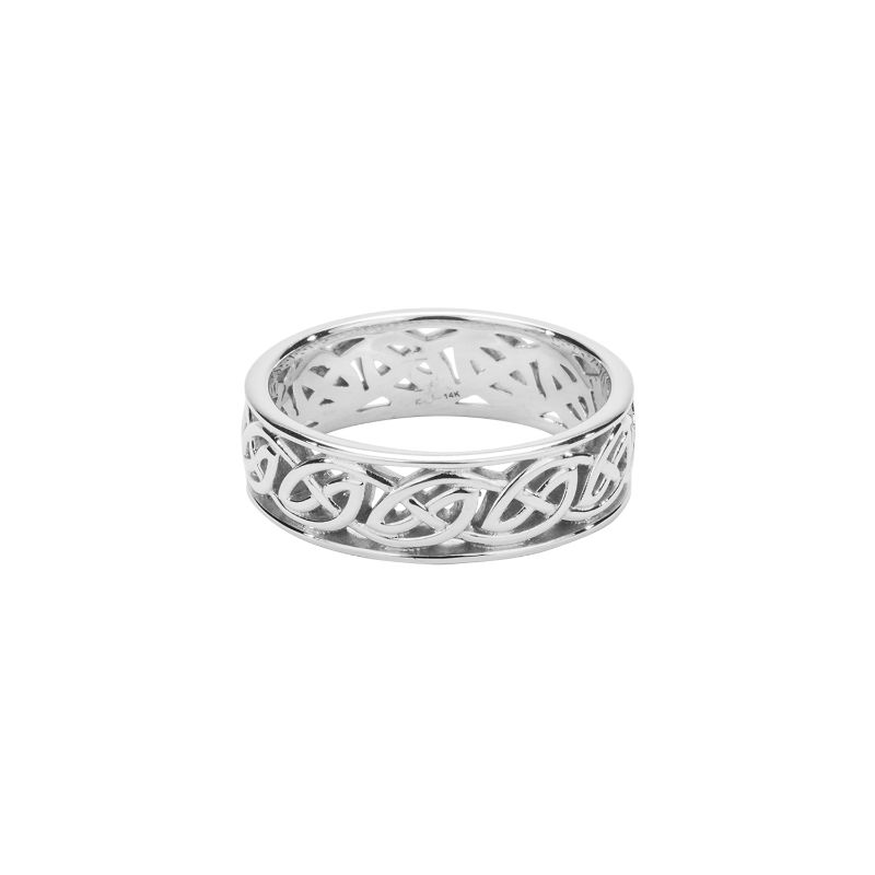 White Window To The Soul Ring "Ness" Ring