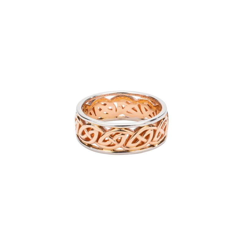 Rose Knot White Rails Window to The Soul "Ness" Ring