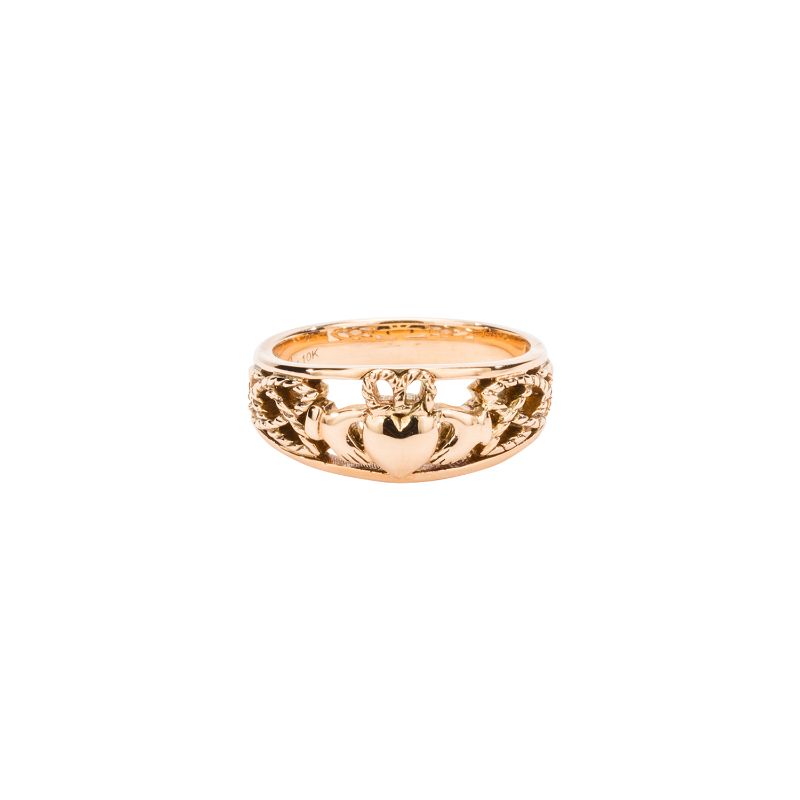 Rose Small Claddagh Ring