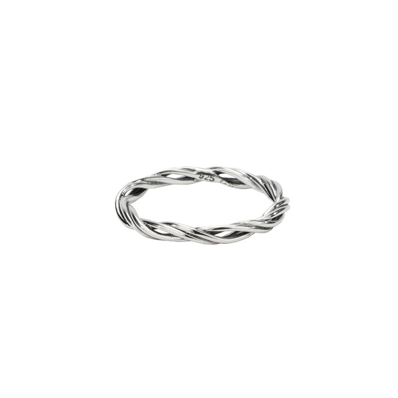Sterling Silver Helix Ring Narrow