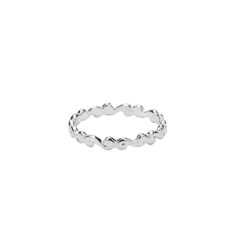 Sterling Silver Spiral Ring Narrow