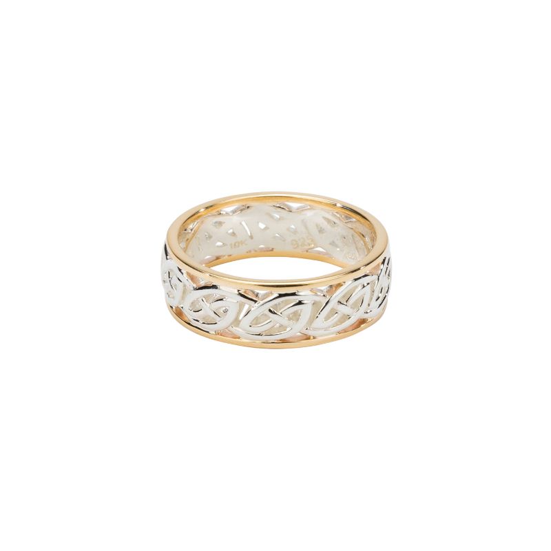 Sterling Silver 10k Window to The Soul "Ness" Ring