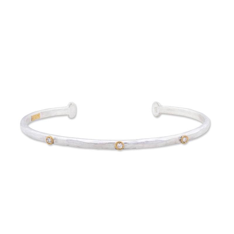 Lika Behar 3Mm Baby Stockholm Oval Open Bracelet
