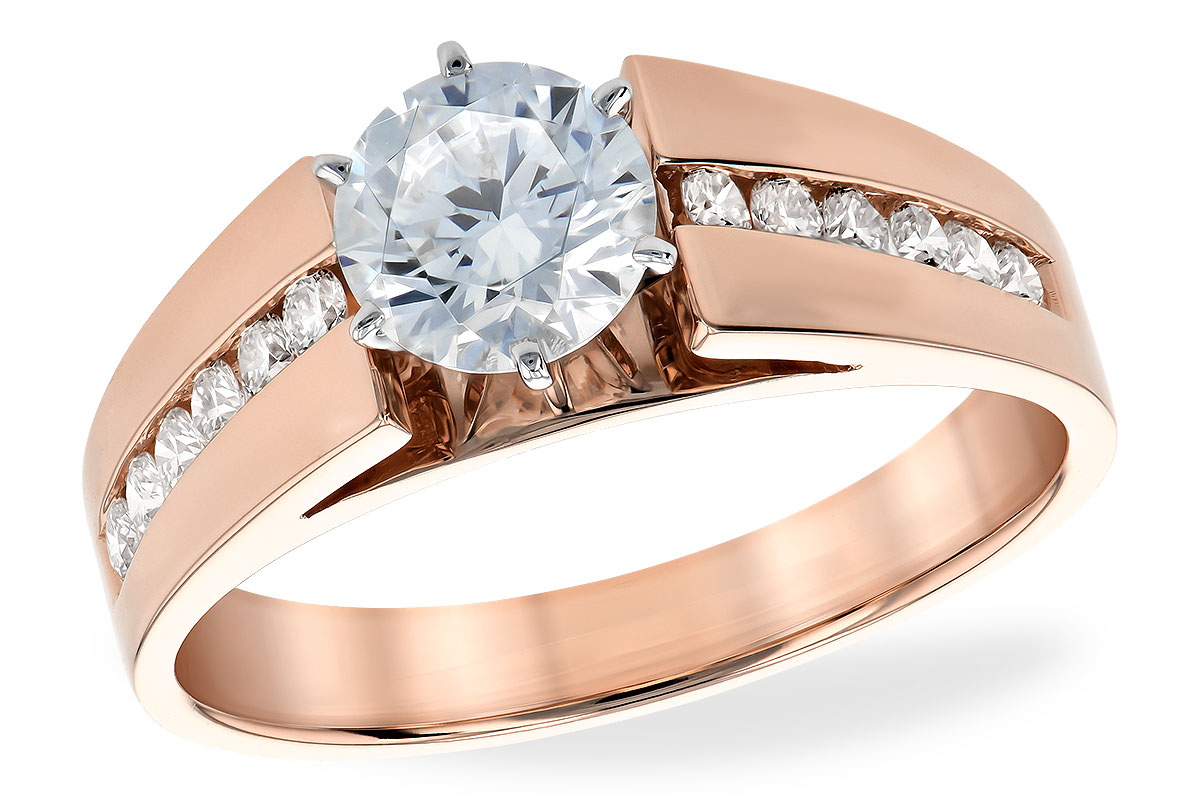 14KT Gold Semi-Mount Engagement Ring