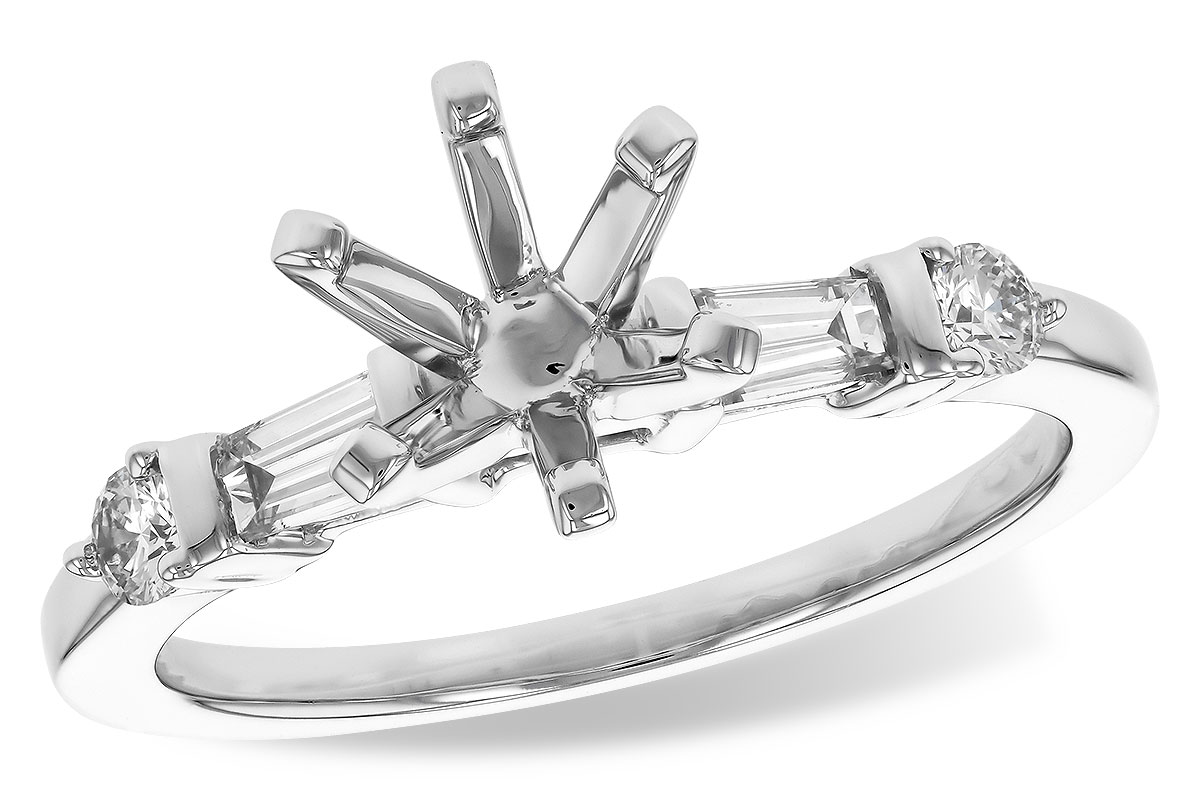14KT Gold Semi-Mount Engagement Ring