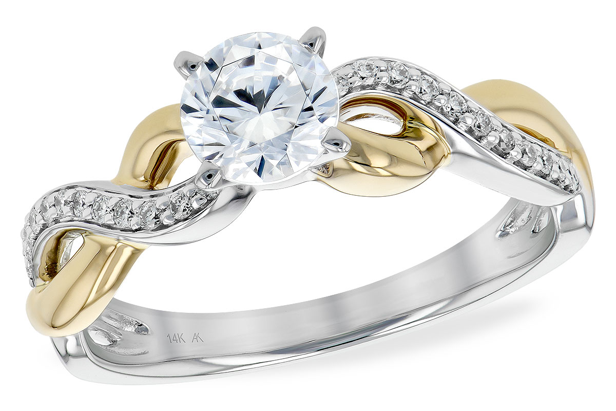 14KT Gold Semi-Mount Engagement Ring