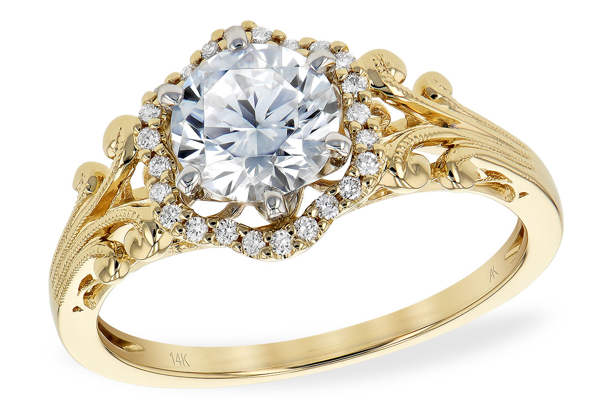 14KT Gold Semi-Mount Engagement Ring