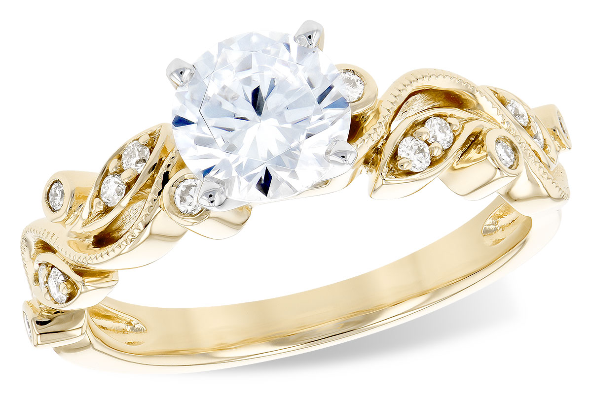 14KT Gold Semi-Mount Engagement Ring