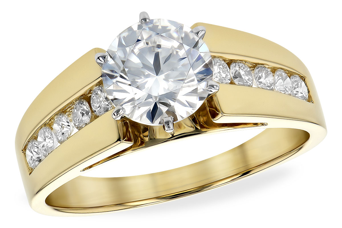 14KT Gold Semi-Mount Engagement Ring